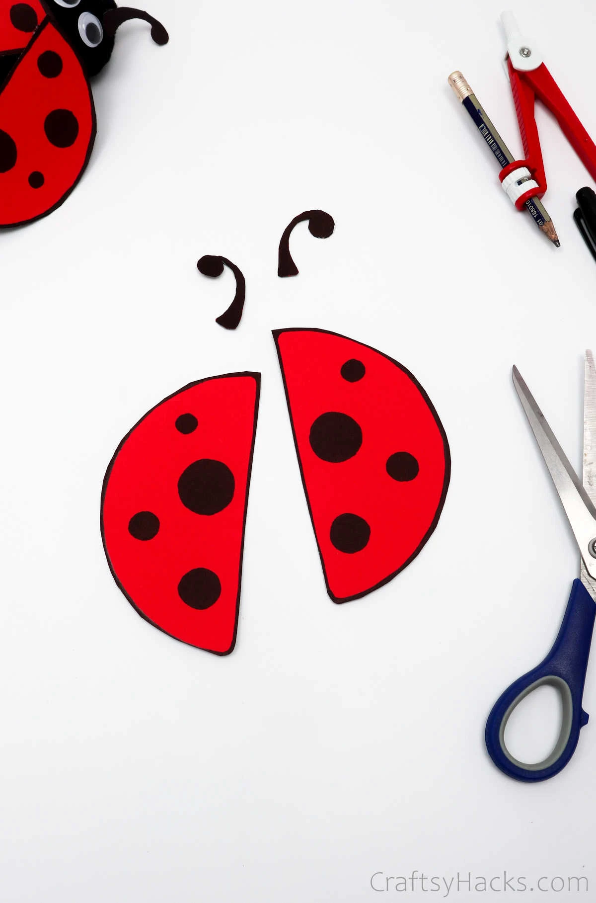 cut out ladybug