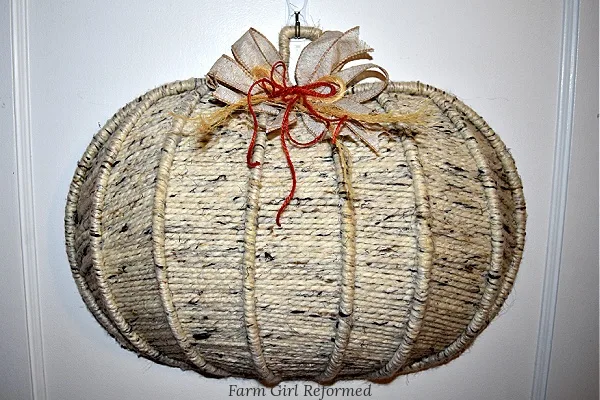 Sweater Pumpkin Wreath