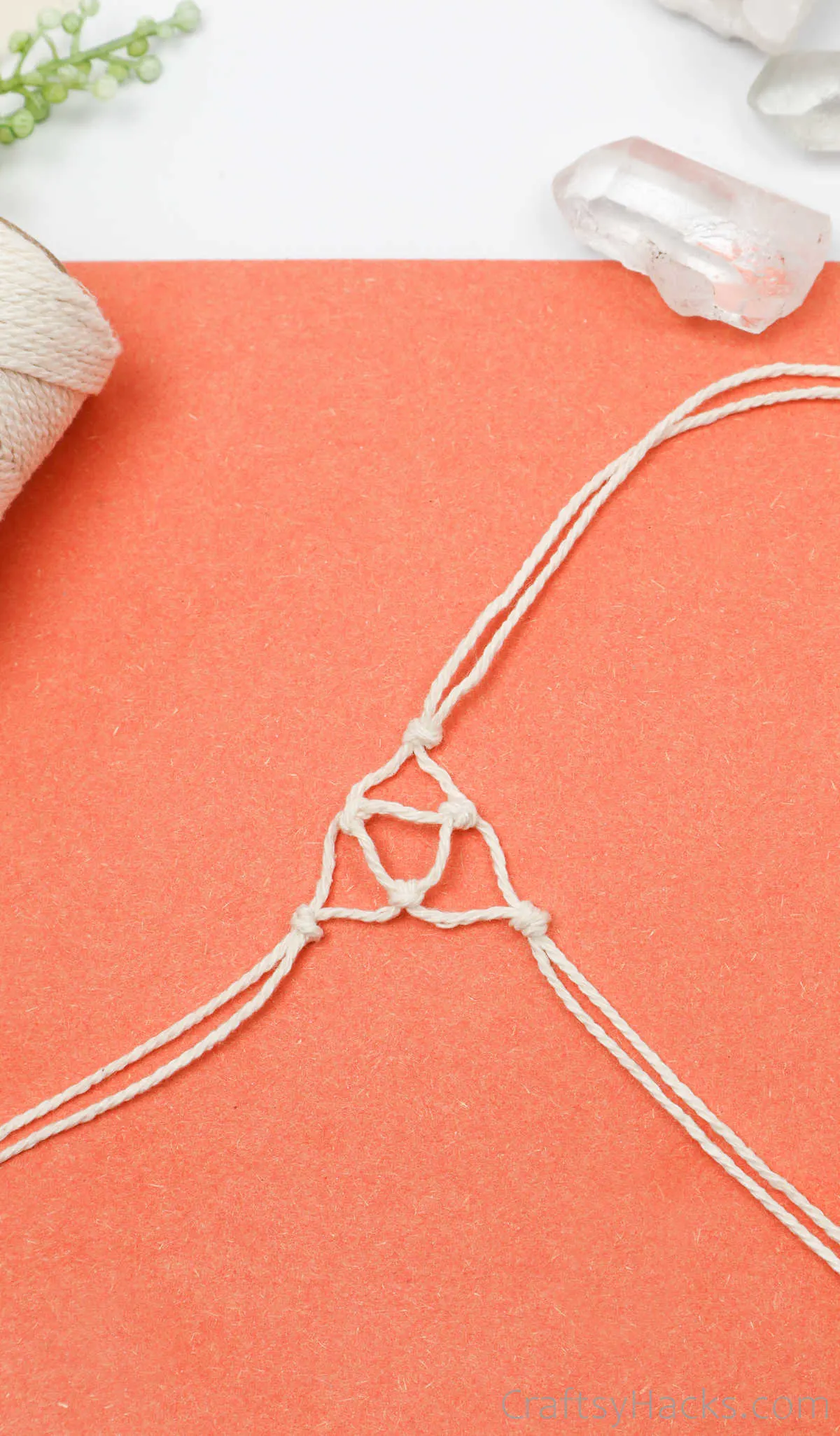 macrame triangles