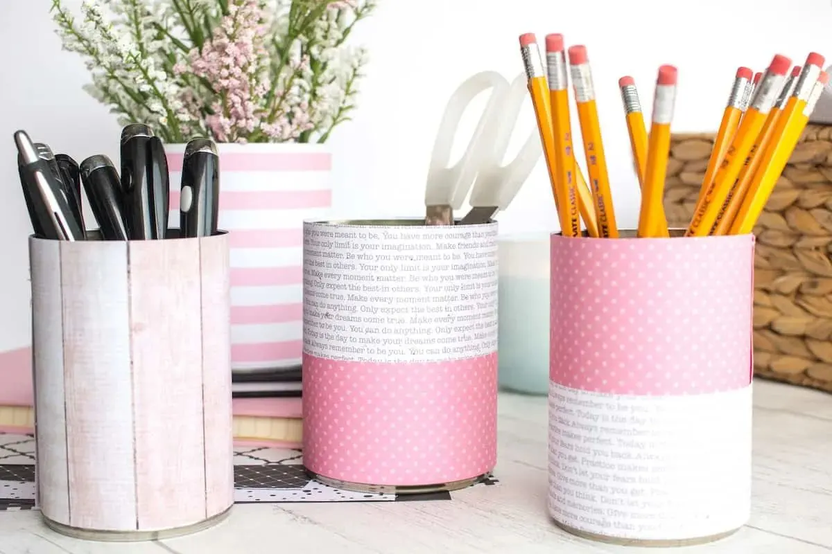 Pretty In Pink Can Organizer