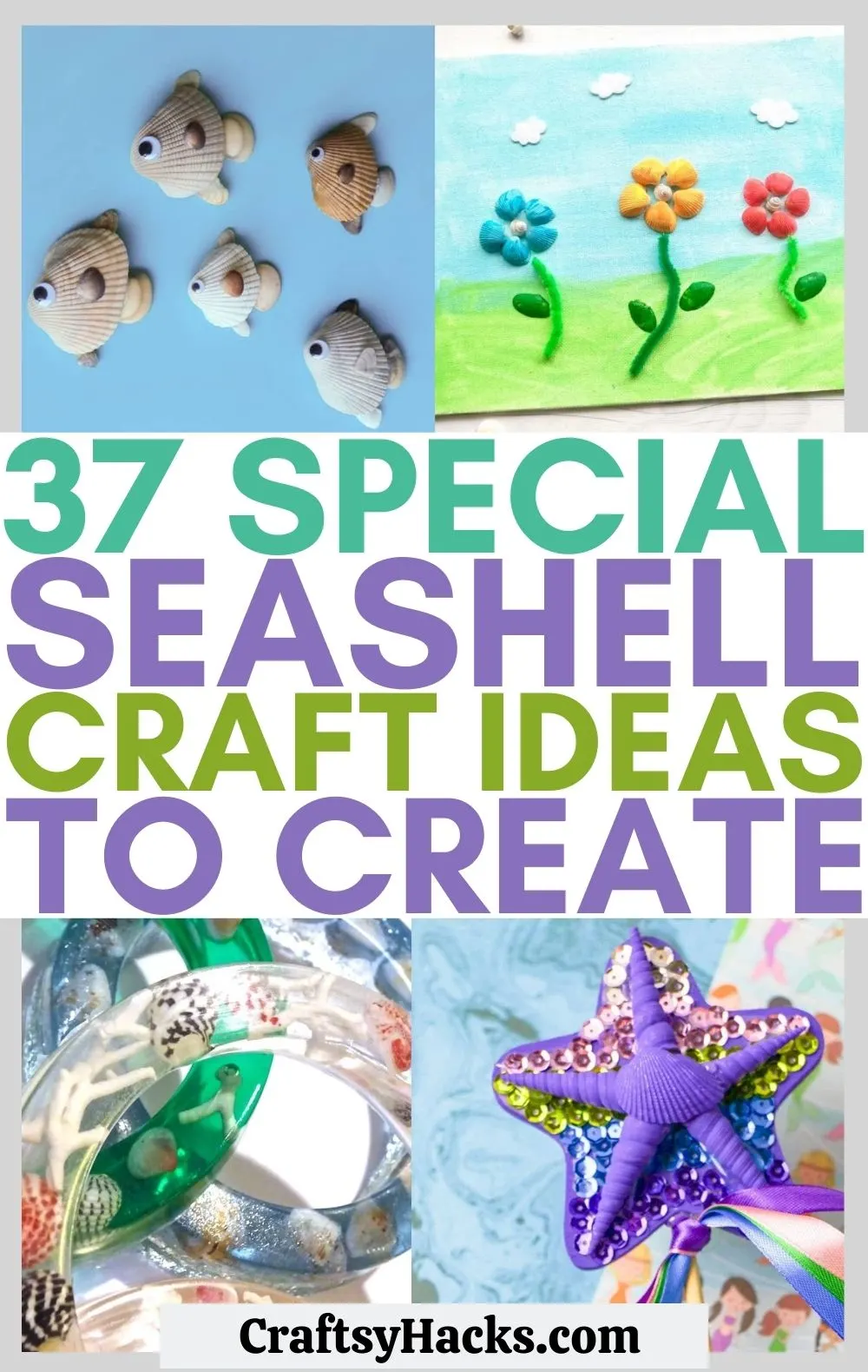 Beautiful Sea Shell craft ideas 