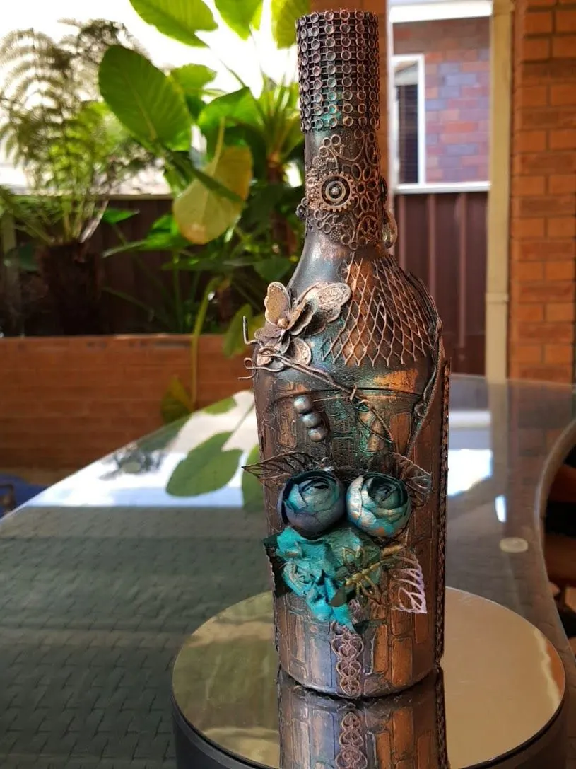 Altered Wine Bottle