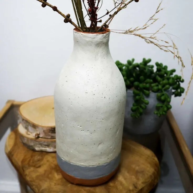 diy bottle vase