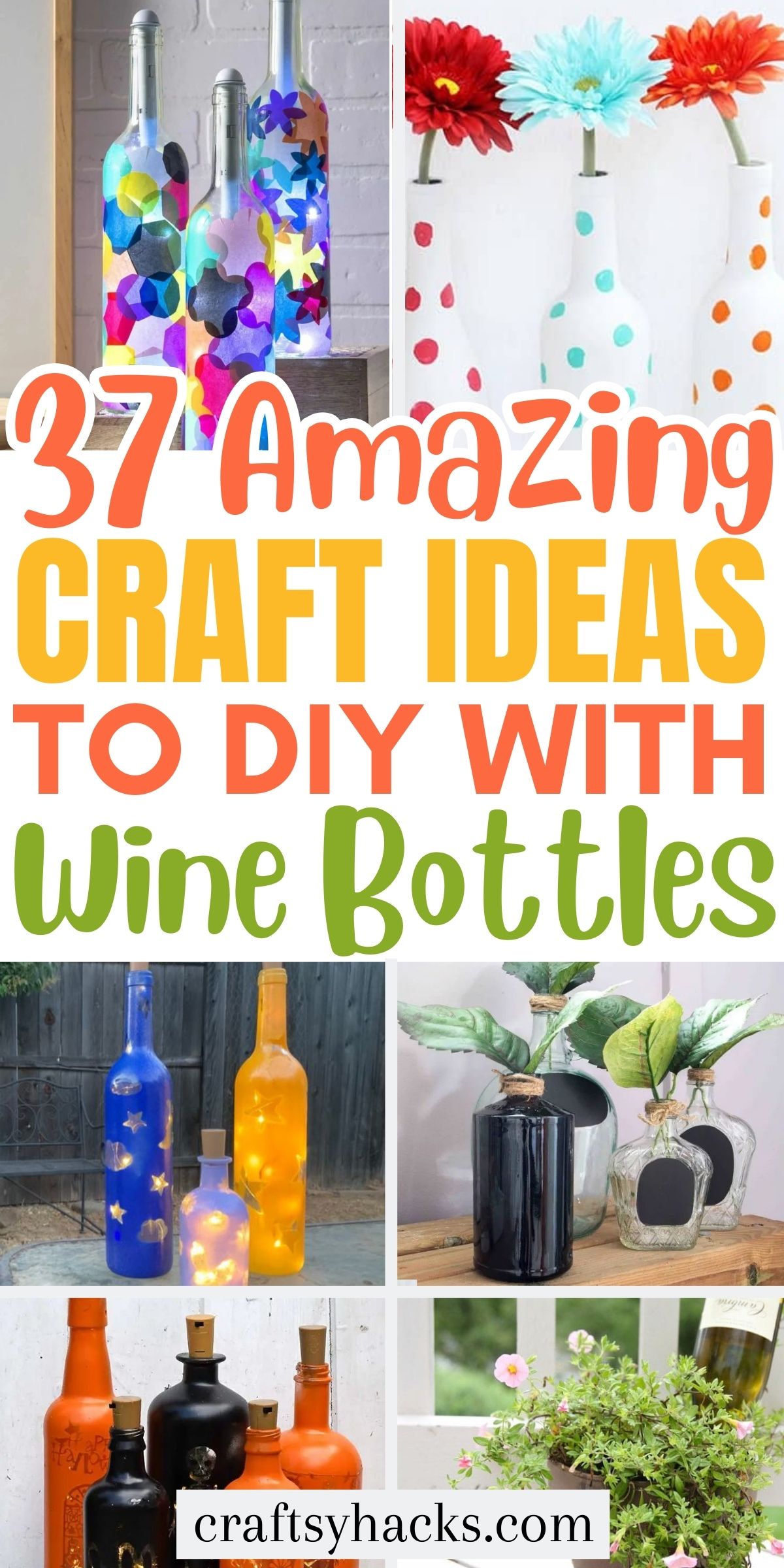 wine bottle craft ideas