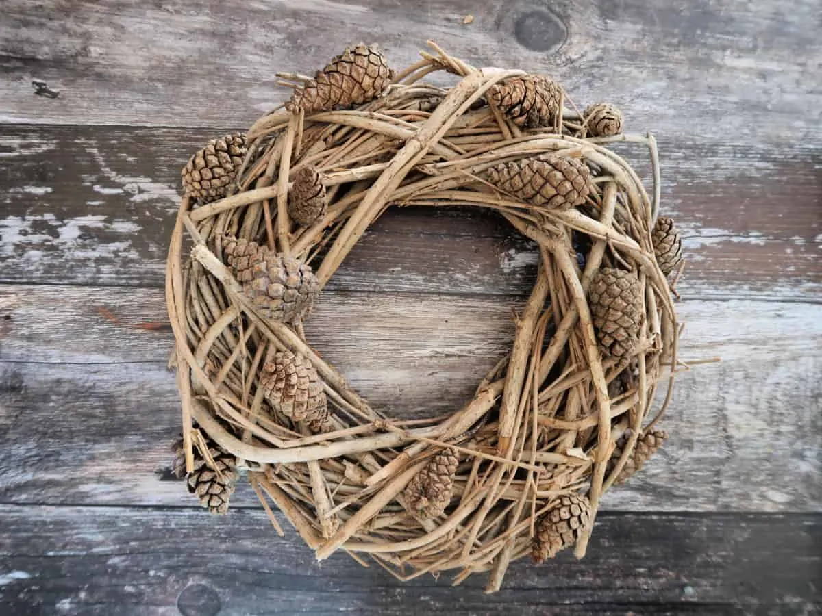 Acorn and Pinecone Wreath