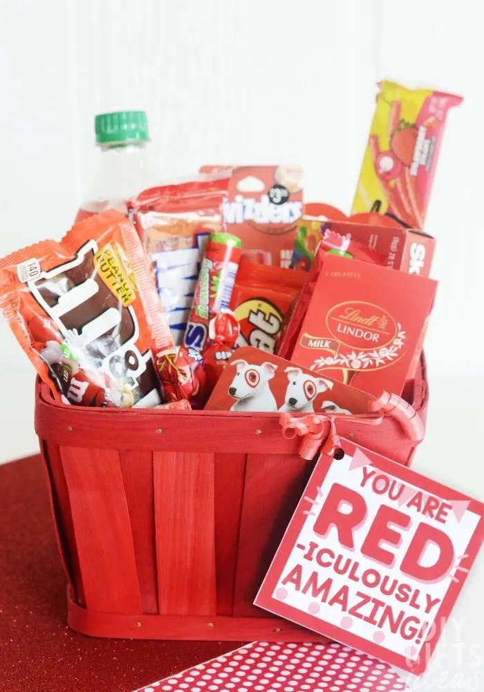Red Gift Basket