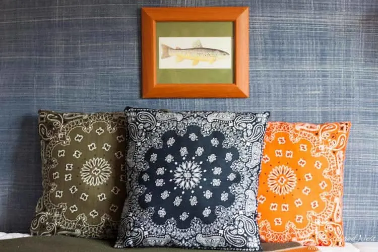 DIY Bandana Pillows