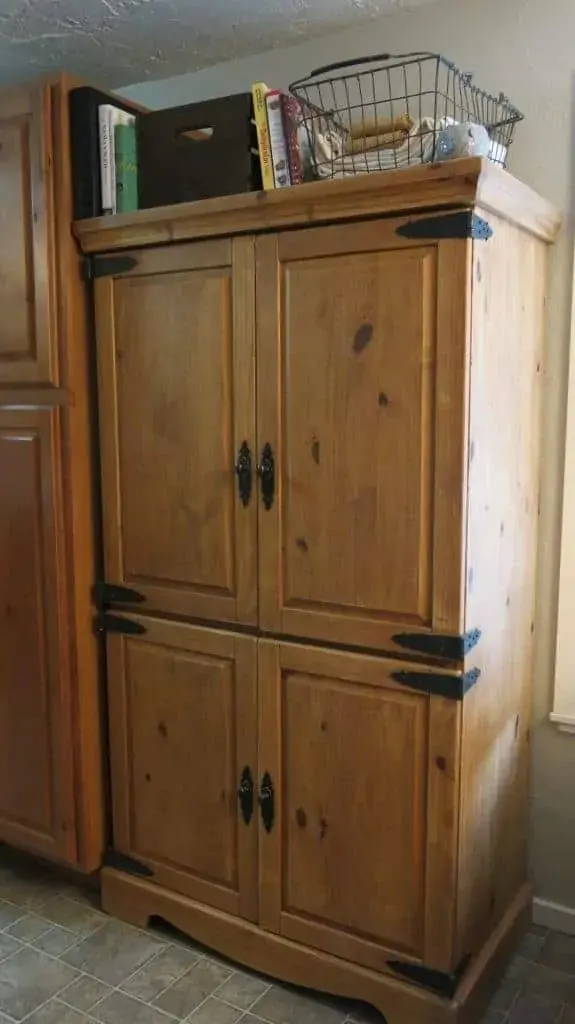 Converted Pantry from Entertainment Center