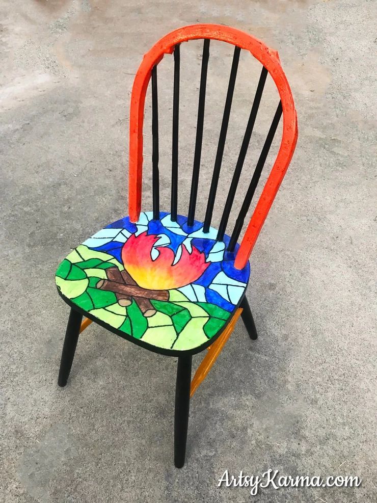 Fire Chair Makeover