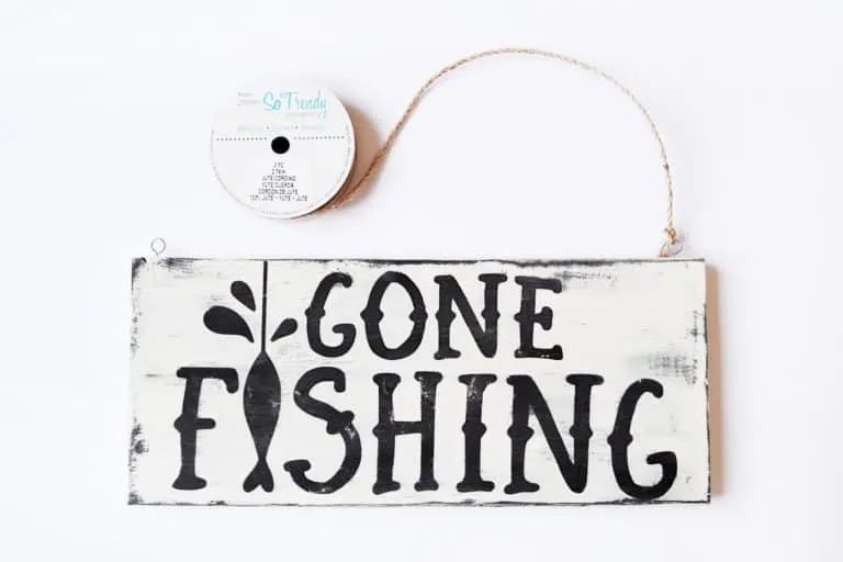 Gone Fishing Sign