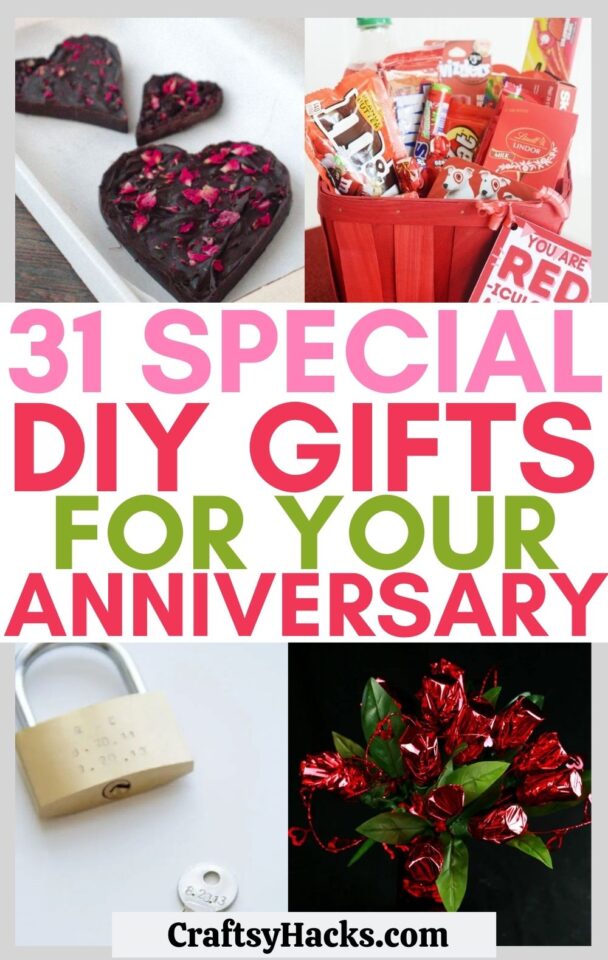 31 DIY Anniversary Gifts for Your Lover - Craftsy Hacks