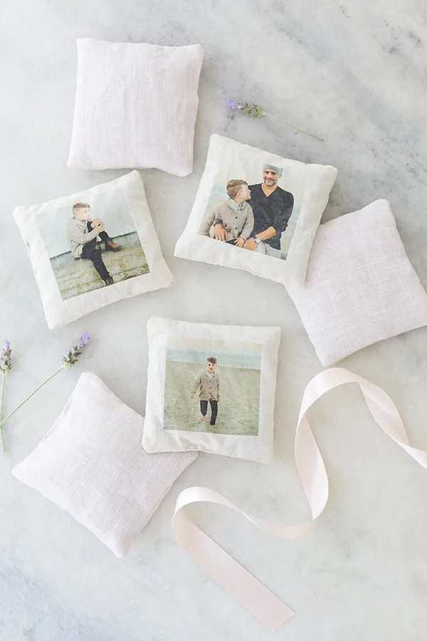 Lavender Sachets with Photos