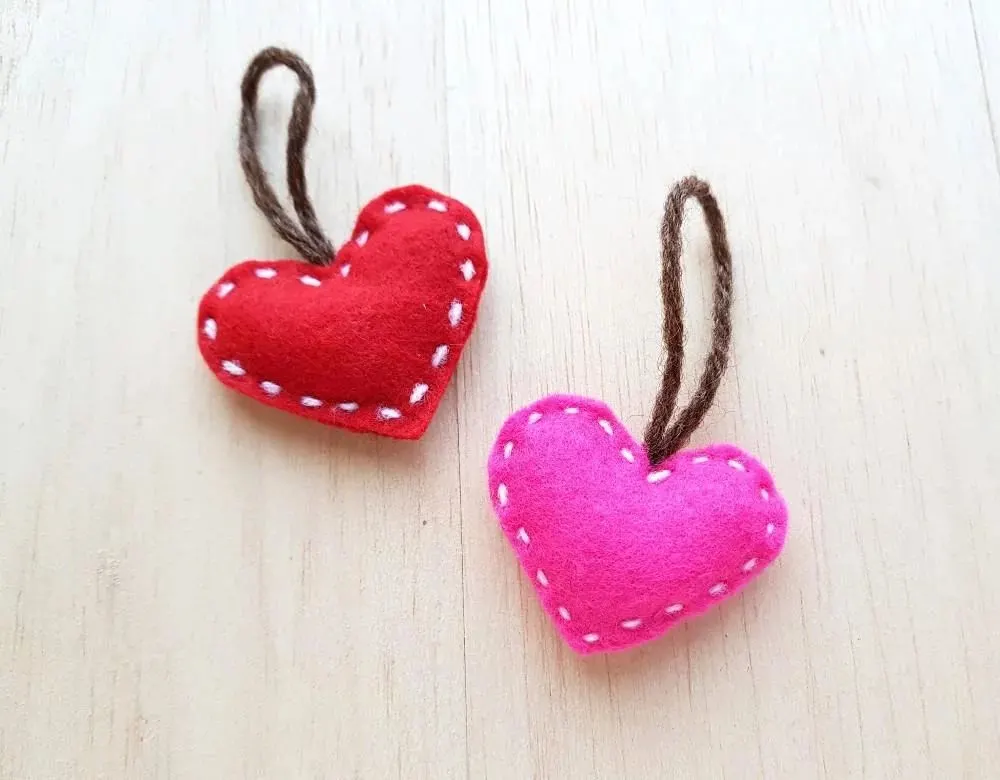 Heart Plush Ornament