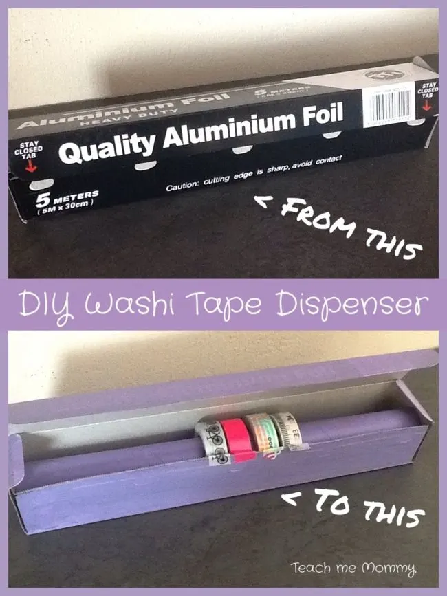 DIY Washi Tape Dispenser