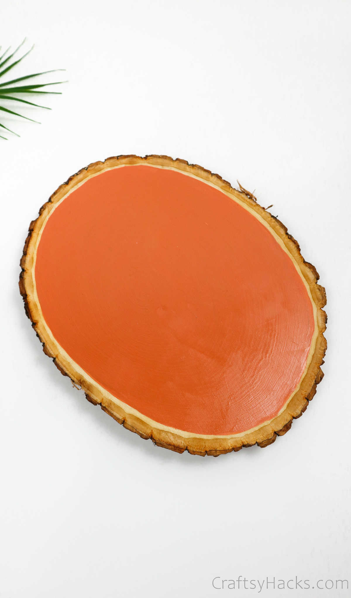 base painted orange