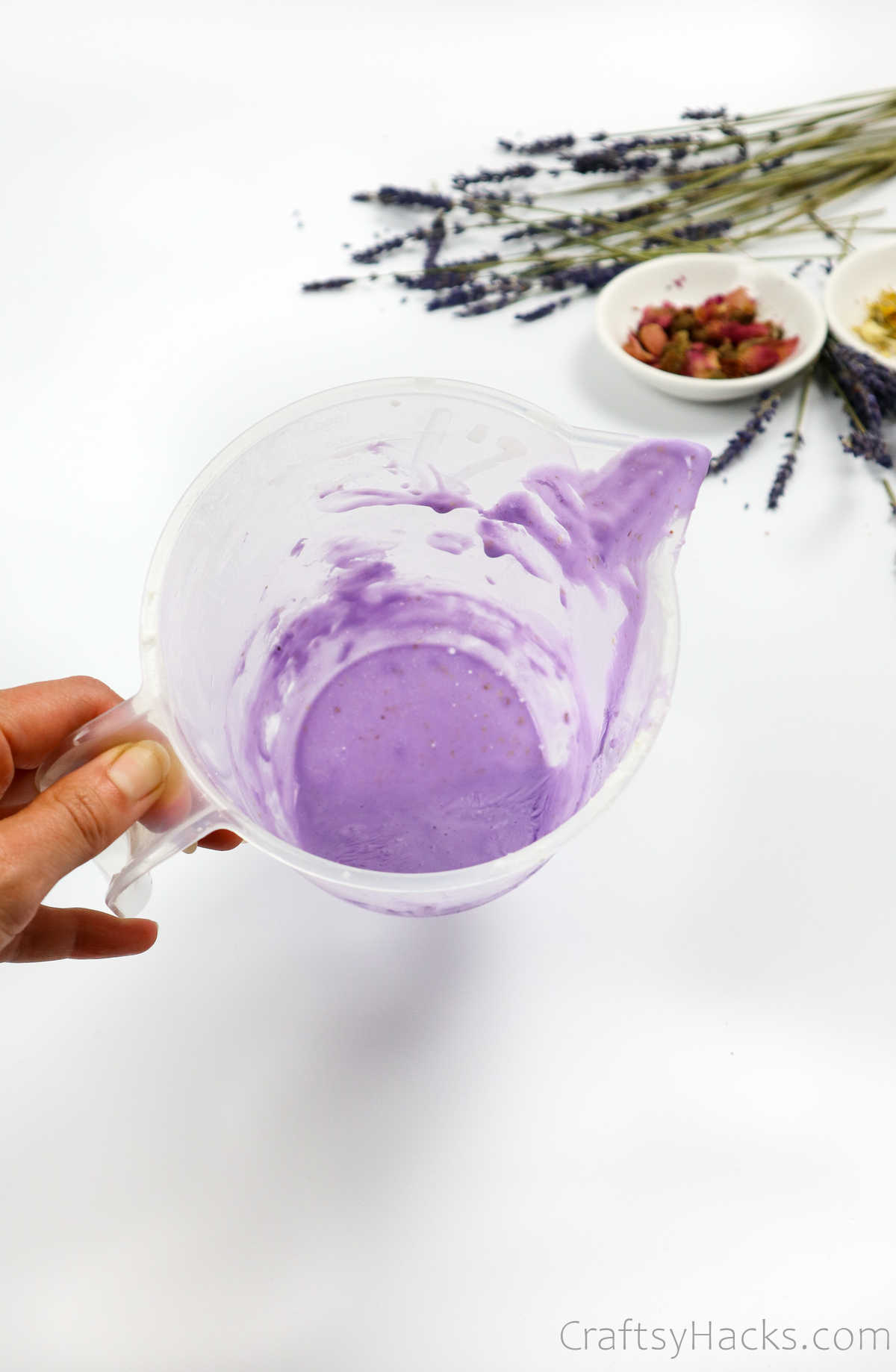 purple soap base