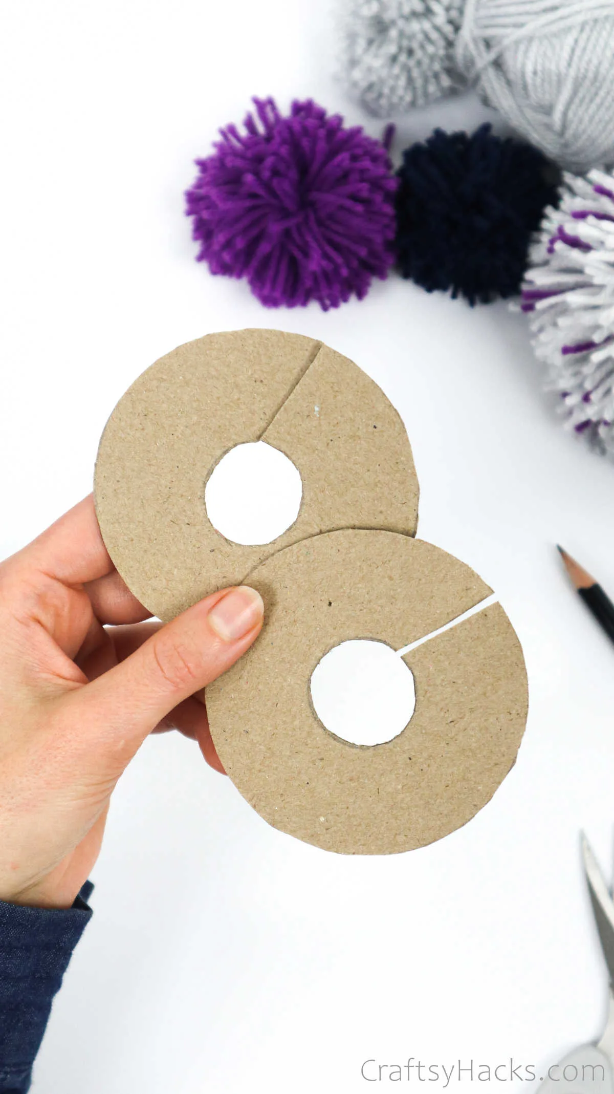 cardboard circles