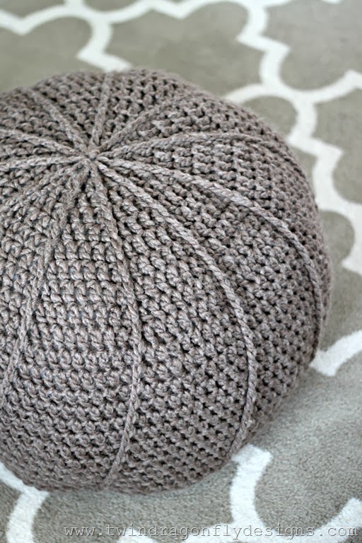 Crochet Floor Pouf