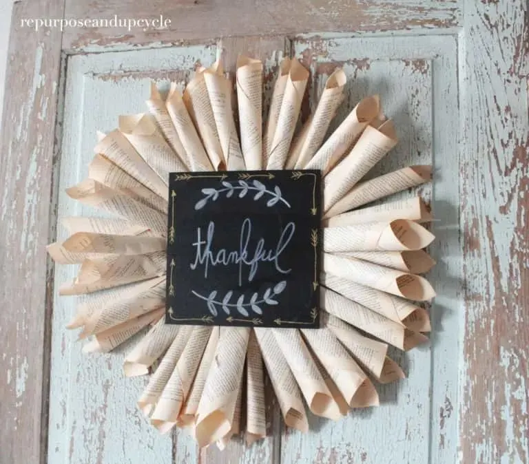 Book Wreath