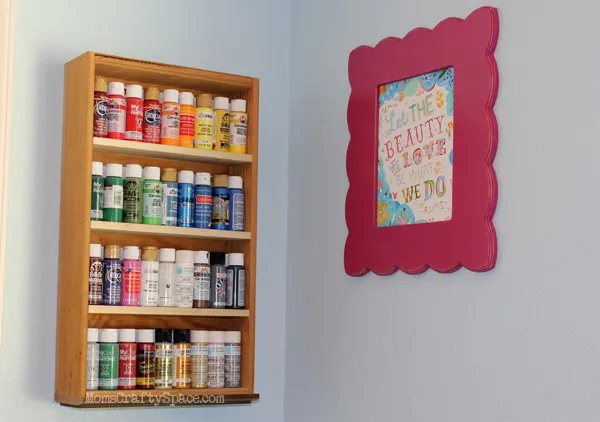 Paint Storage Shelf