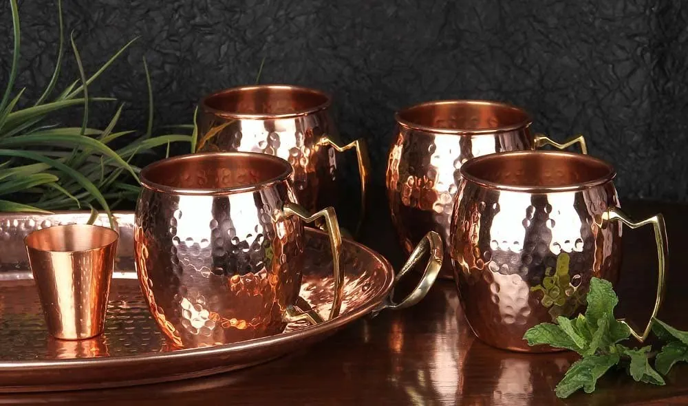 Copper Mug Set