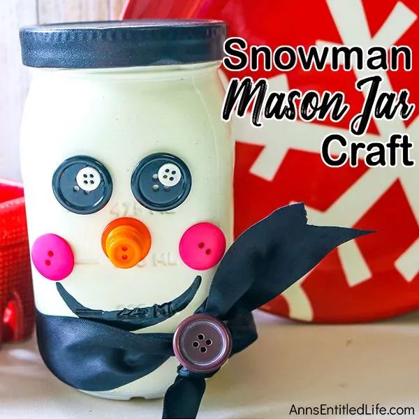 Snowman Mason Jar