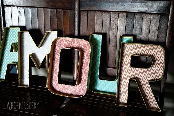 Cardboard Letters