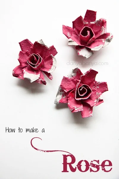 Egg Carton Rose