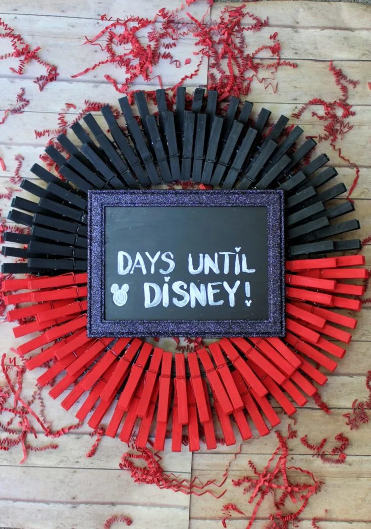 Disney Countdown Craft