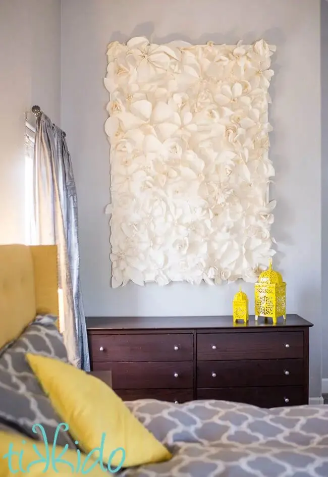 Paper Flower Wall Decor