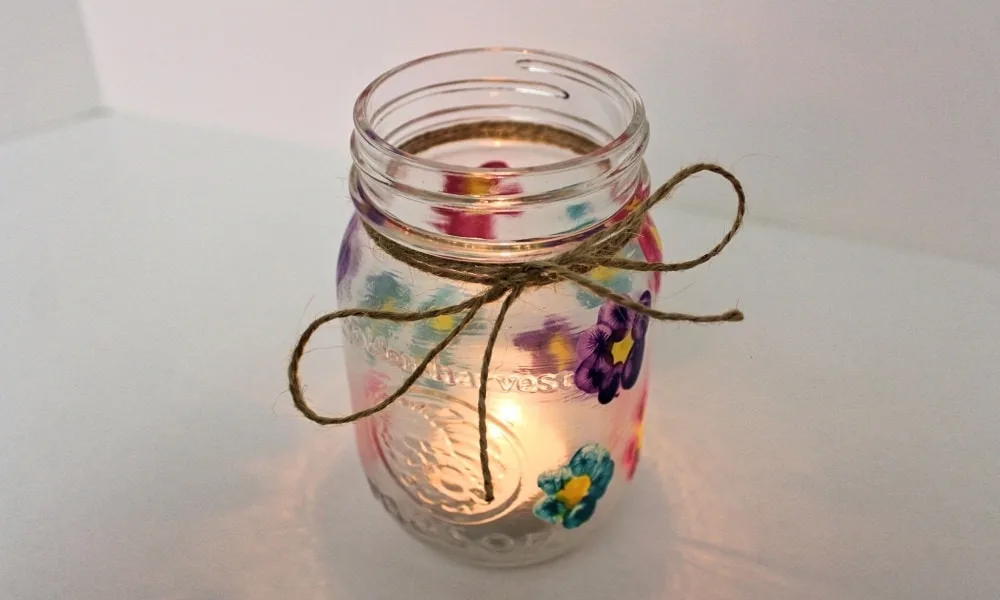 Mason Jar Candle Holder