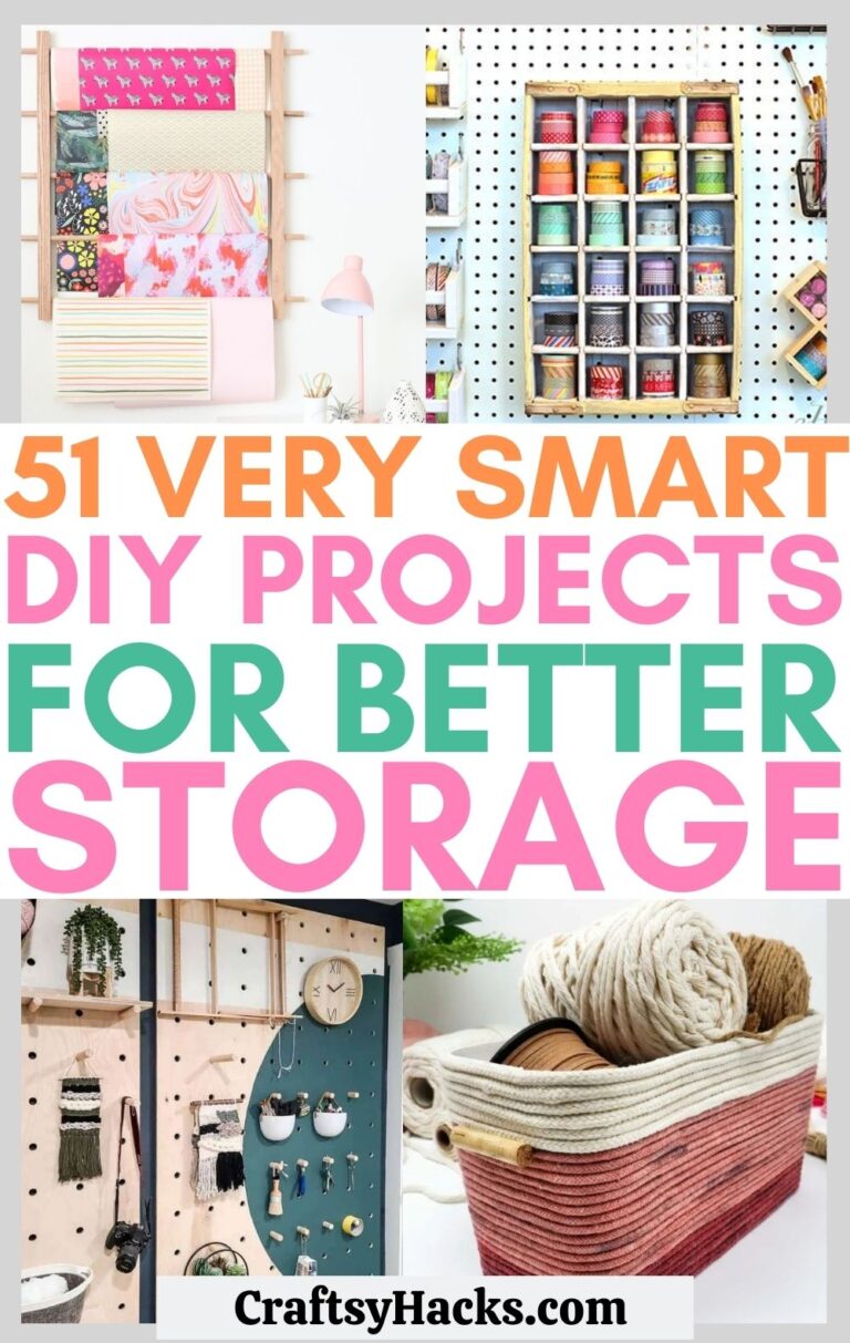 51 Smart DIY Storage Ideas - Craftsy Hacks