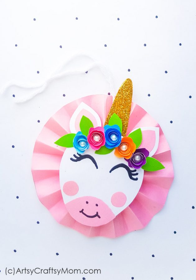 Unicorn Paper Ornament