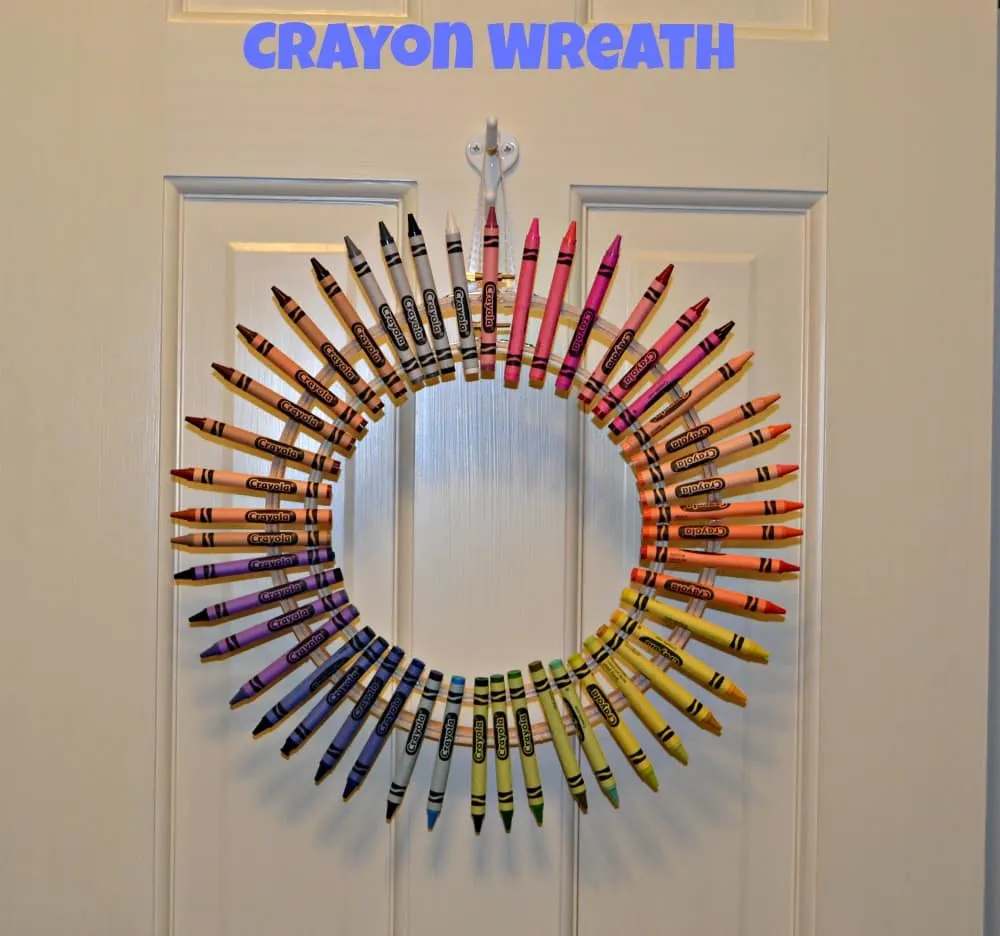 Crayon Wreath