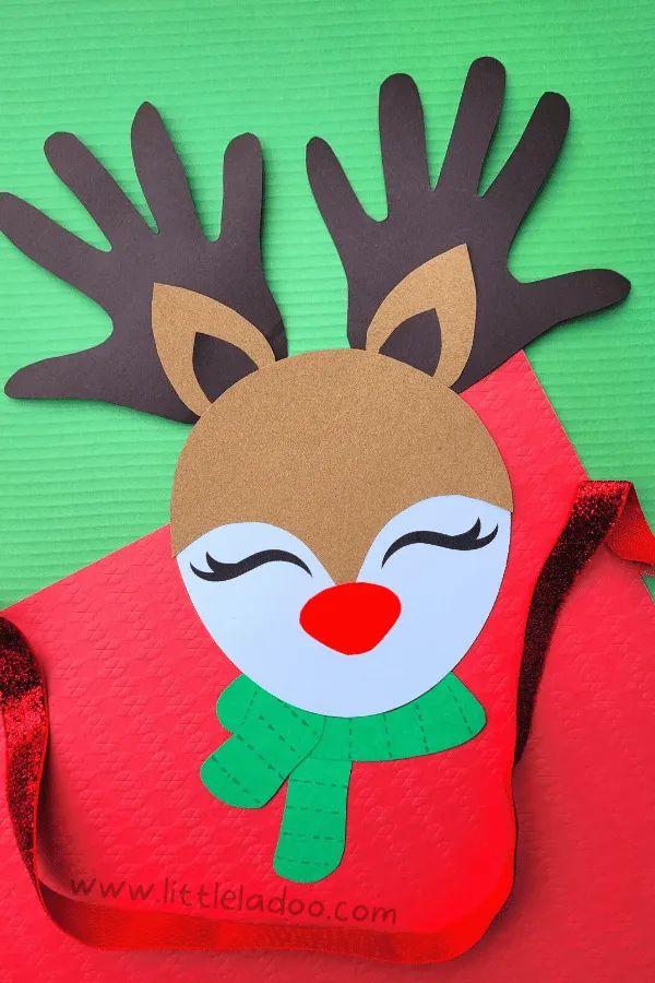 Reindeer Handprint Craft