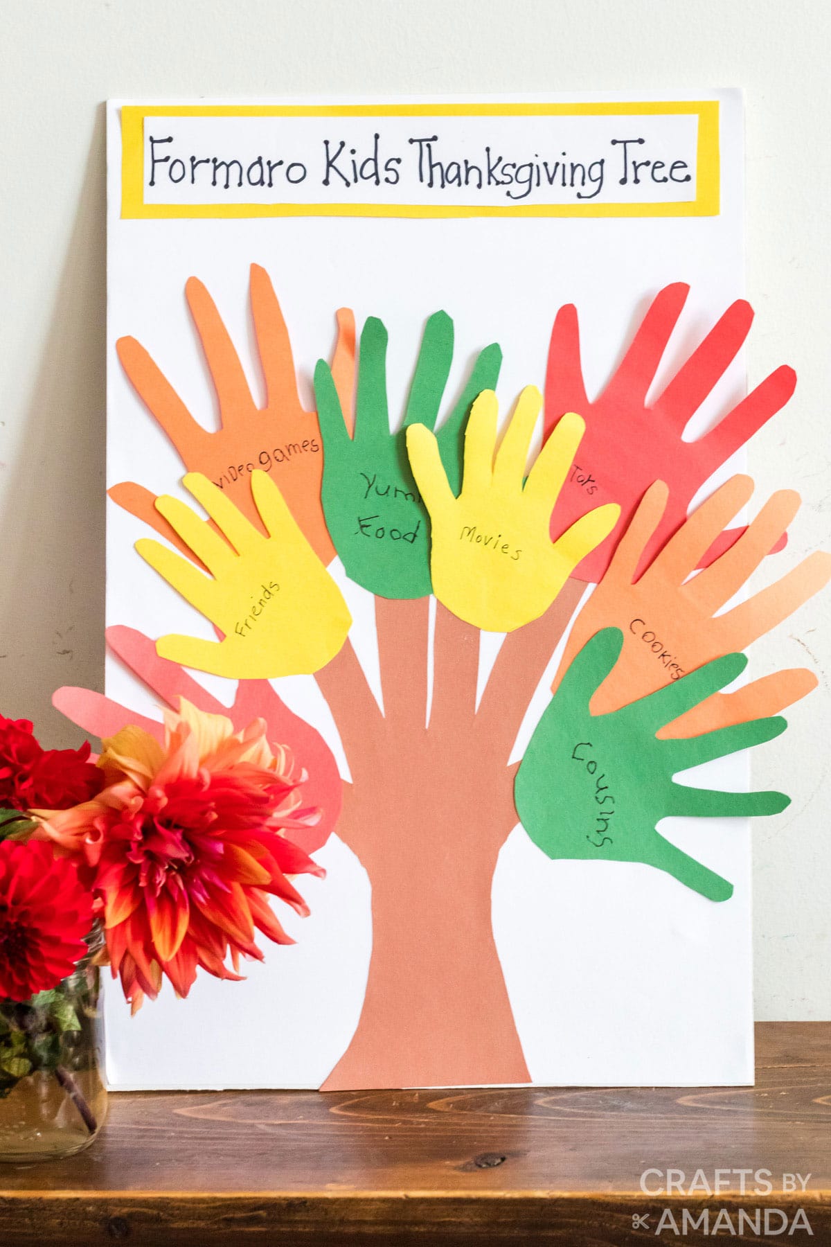 Thanksgiving Tree Handprint Craft