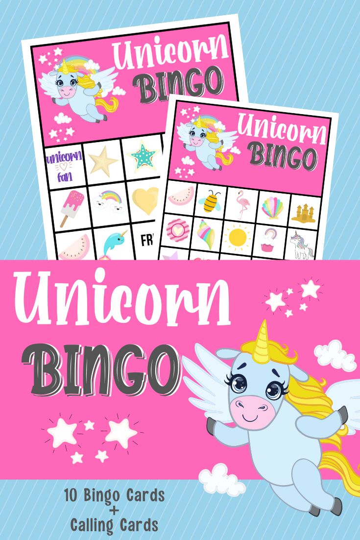 Unicorn Bingo Game