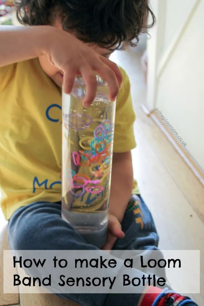 Loom Band Sensory Bottles