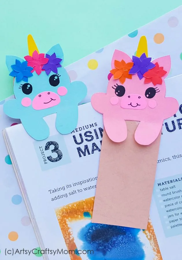 Baby Unicorn Bookmarks