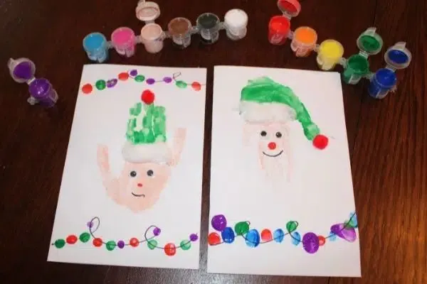 Elf Handprint Craft