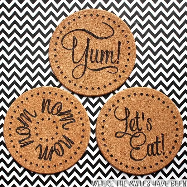 Personalized Cork Coasters