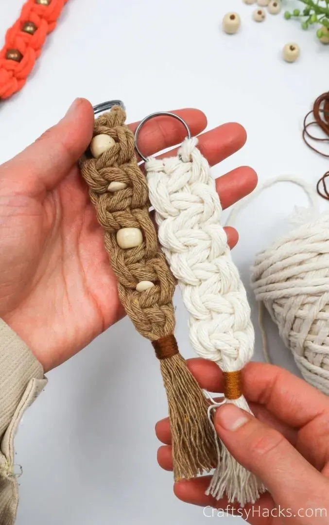 DIY Macrame Keychain