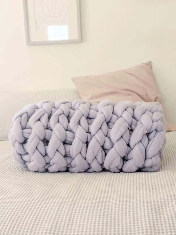 Chunky Knit Blanket