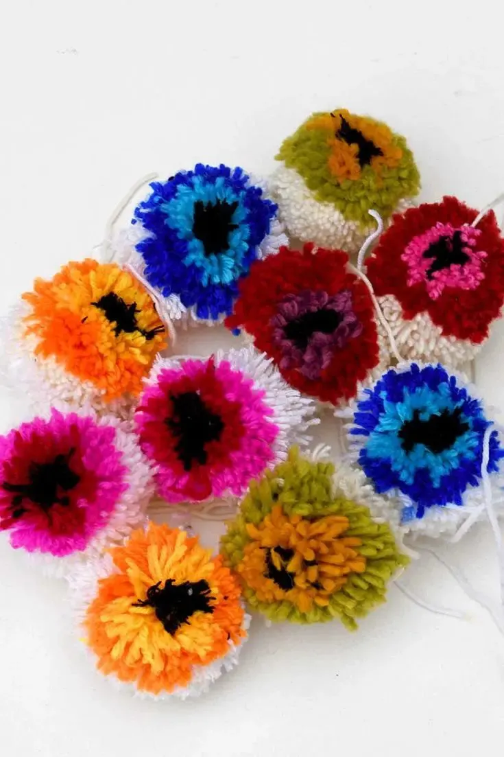 Pom Pom Flowers