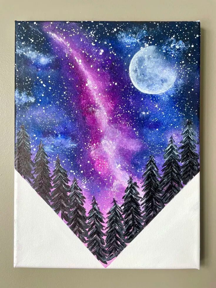 canvas painting ideas for girls