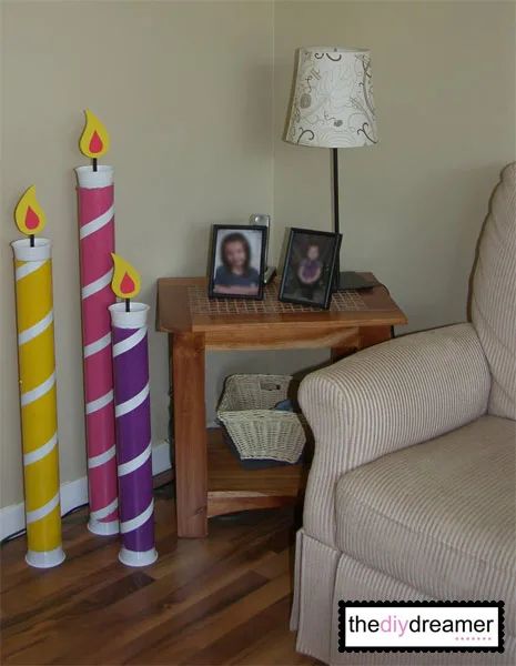Giant Birthday Candles