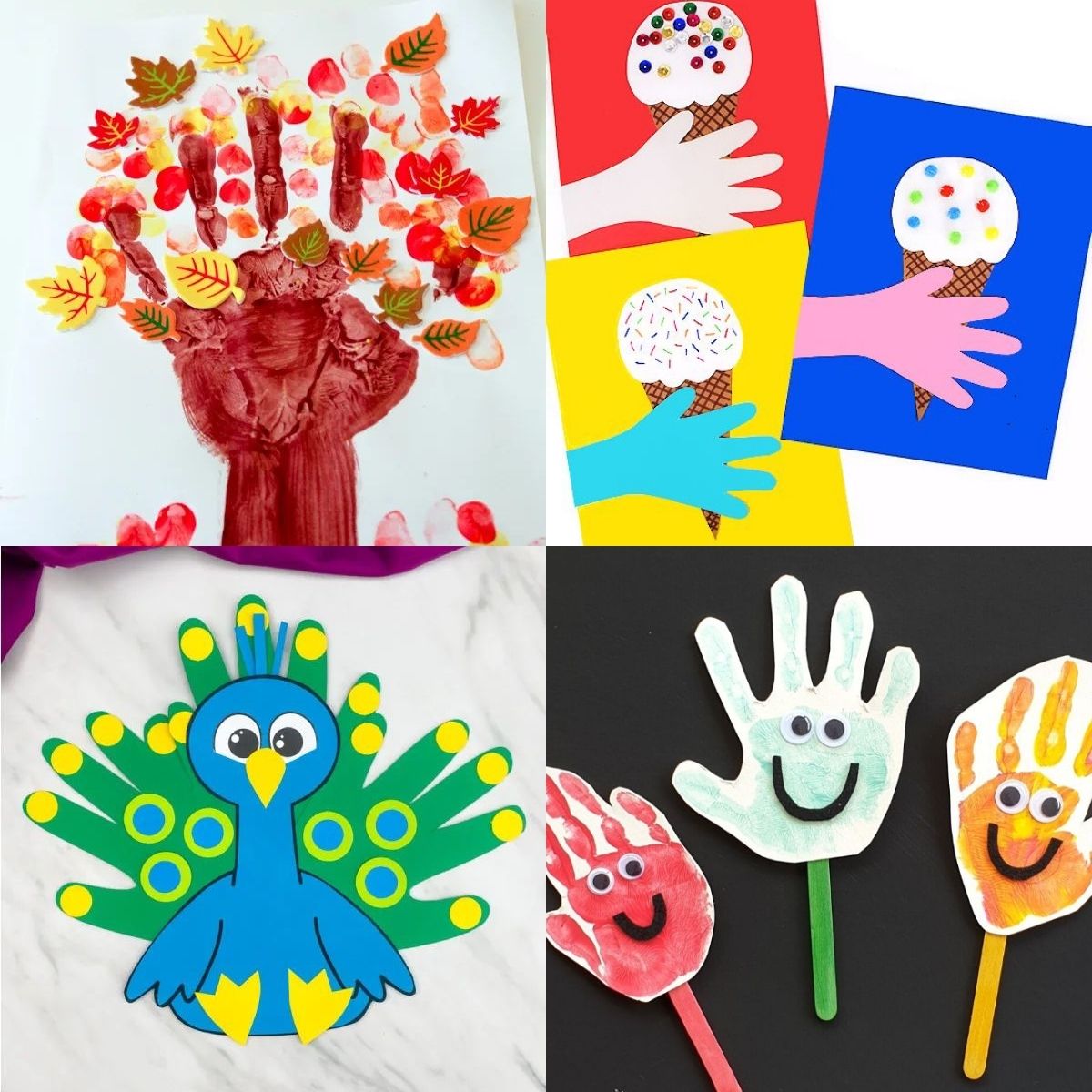 37 Fun Handprint Crafts for Kids - Craftsy Hacks