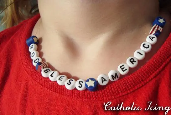 4th of July Necklace