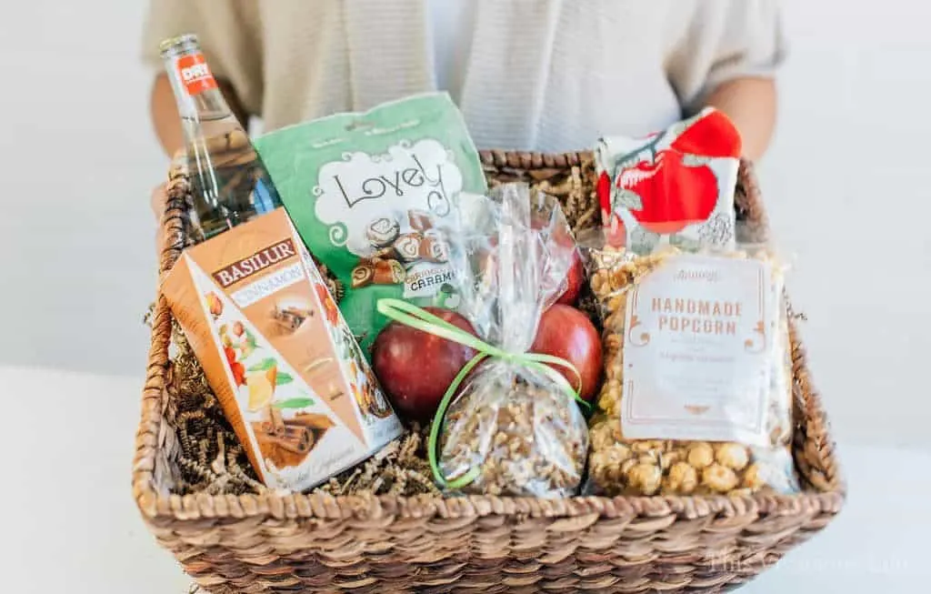 Apple Themed Gift Basket