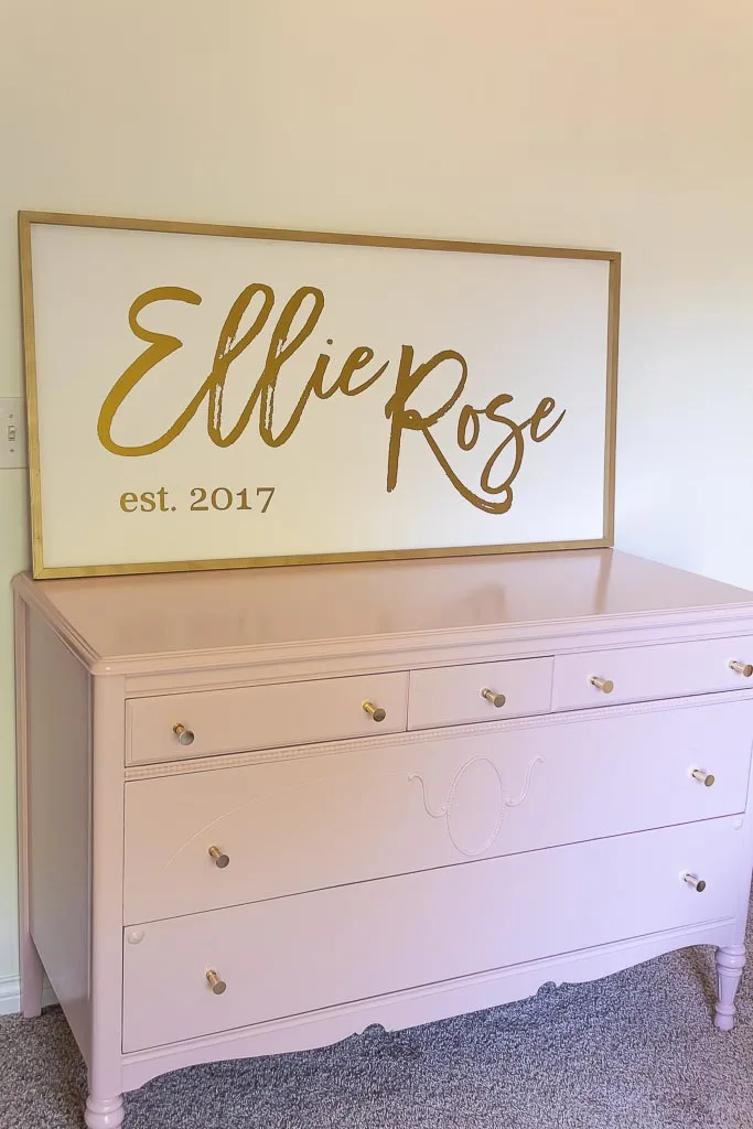 Pink Dresser